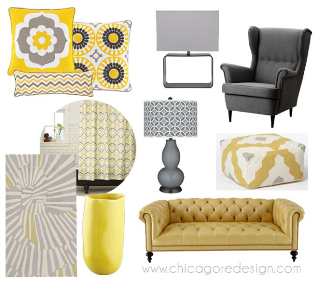 Hot Color Combo: Yellow + Gray | Chicago ReDesign